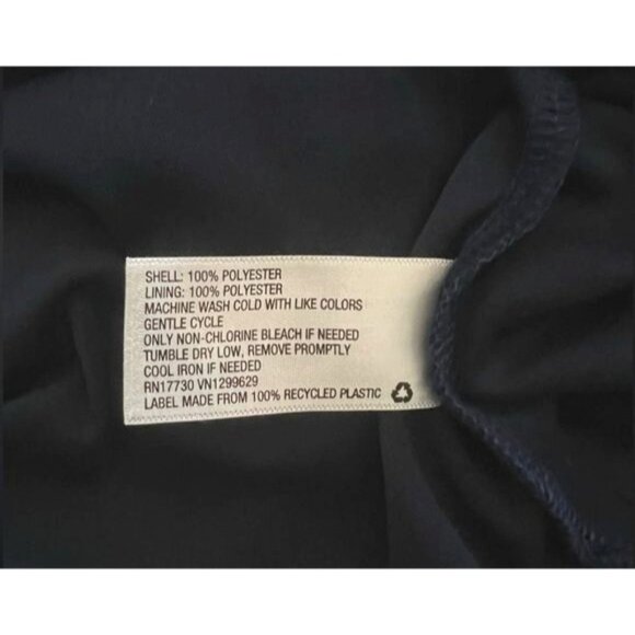 Xhilaration Floral Off-The-Shoulder Ruffle Navy Blue & Pink Dress Size Medium - Picture 6 of 12